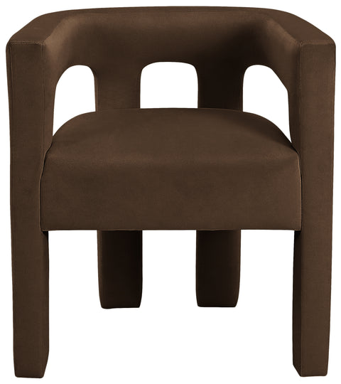 Fairfax Brown Velvet Dining Chair C