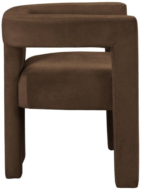 Fairfax Brown Velvet Dining Chair C