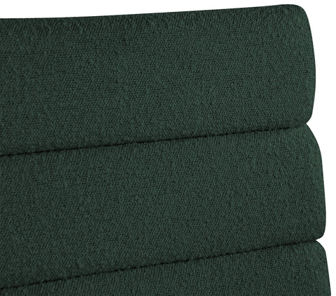 Sun Green Boucle Fabric Dining Chair C