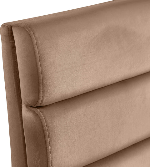 Sun Beige Velvet Dining Chair C