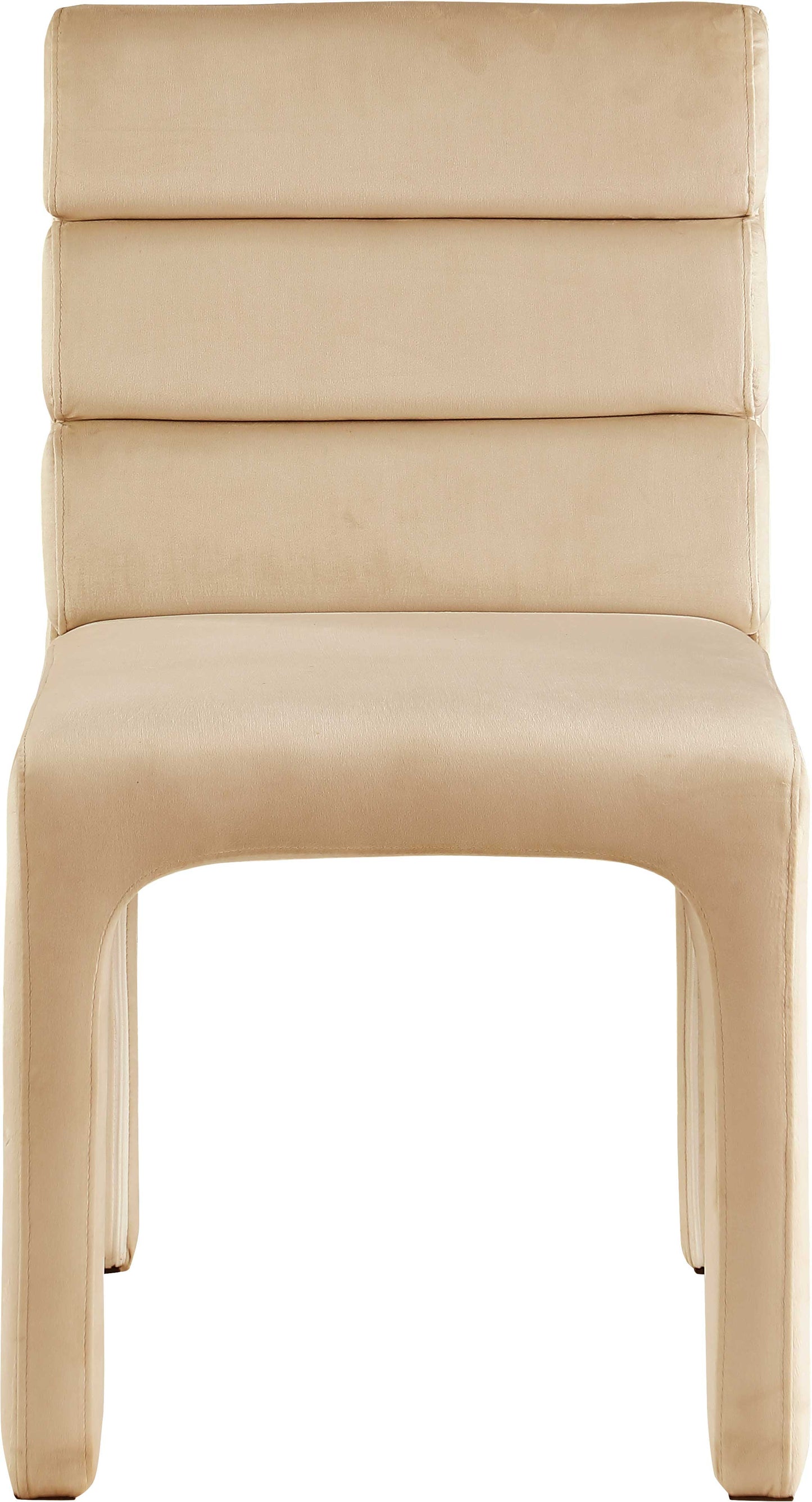 sun cognac velvet dining chair c