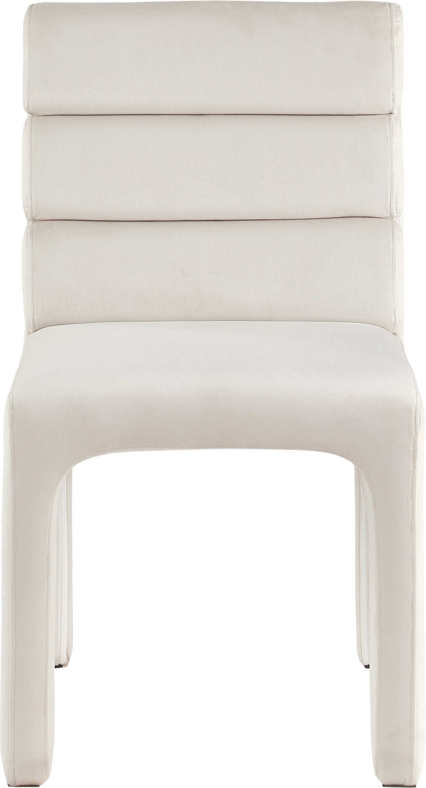 sun cream velvet dining chair c