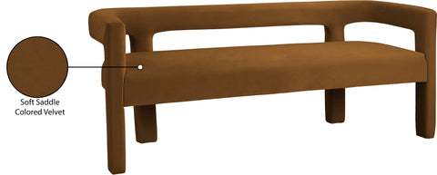 Fairfax Saddle Velvet Bench Saddle