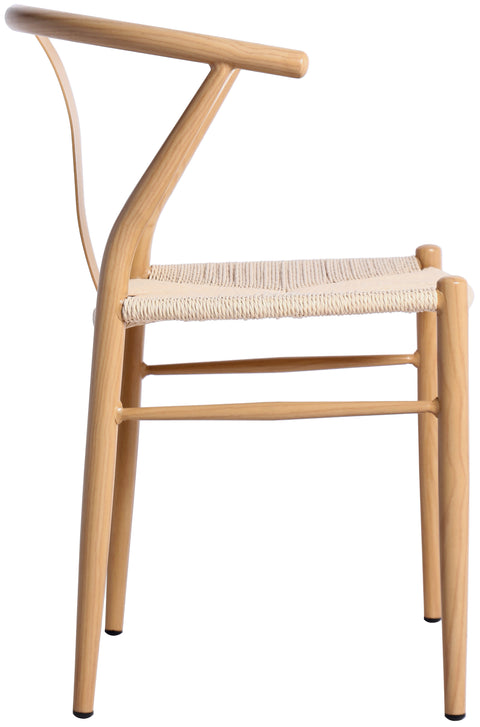 Farrah Beige Hand Woven Rope Dining Chair, 2-Piece (Style 2)