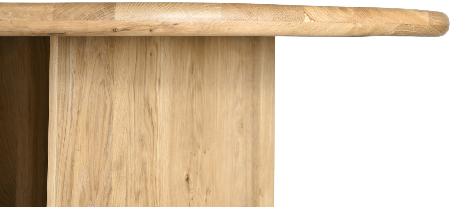 doma white oak dining table t