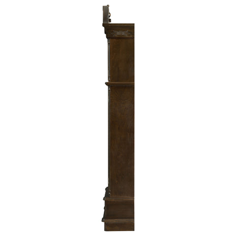 Bidwell Grandfather Clock with Adjustable Chime Golden BrownGolden Brown