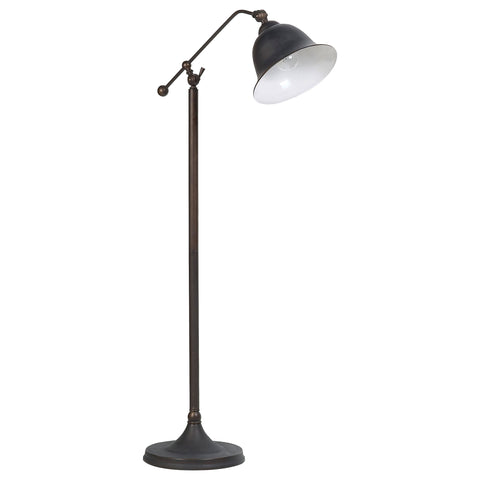Cavalier 54-inch Bell Down Bridge Floor Lamp Dark BronzeDark Bronze
