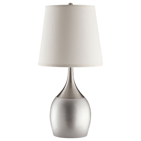 Kelly 24-inch Empire Shade Urn Table Lamp Silver (Set of 2)Silver
