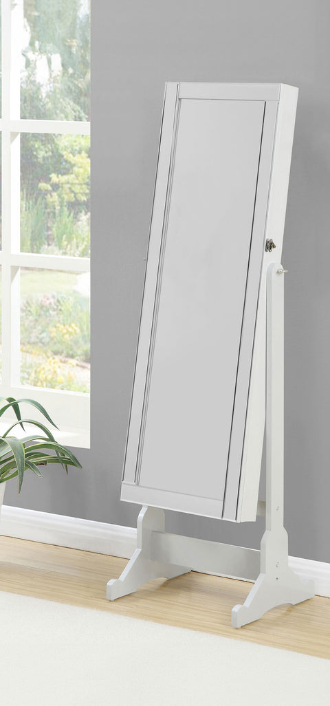Cody Cheval Mirror with Jewelry Storage Dove GreyDove Grey