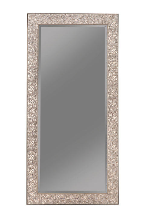 Desiree 32 x 66 Inch Rectangular Floor Mirror SilverSilver