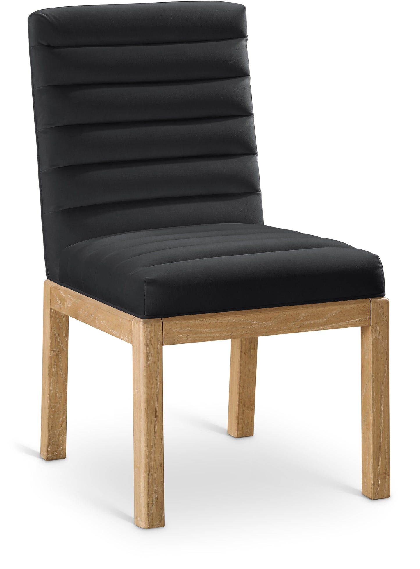 casablanca black velvet dining chair