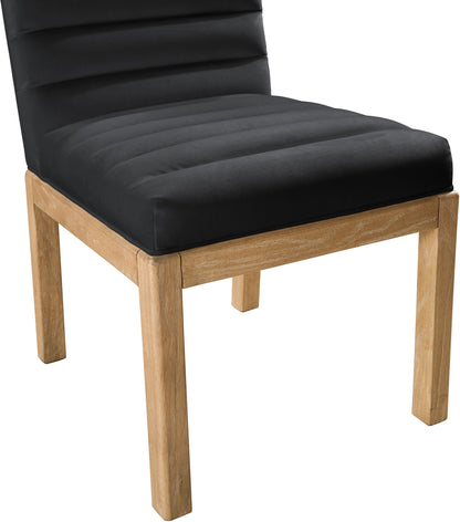 Casablanca Black Velvet Dining Chair