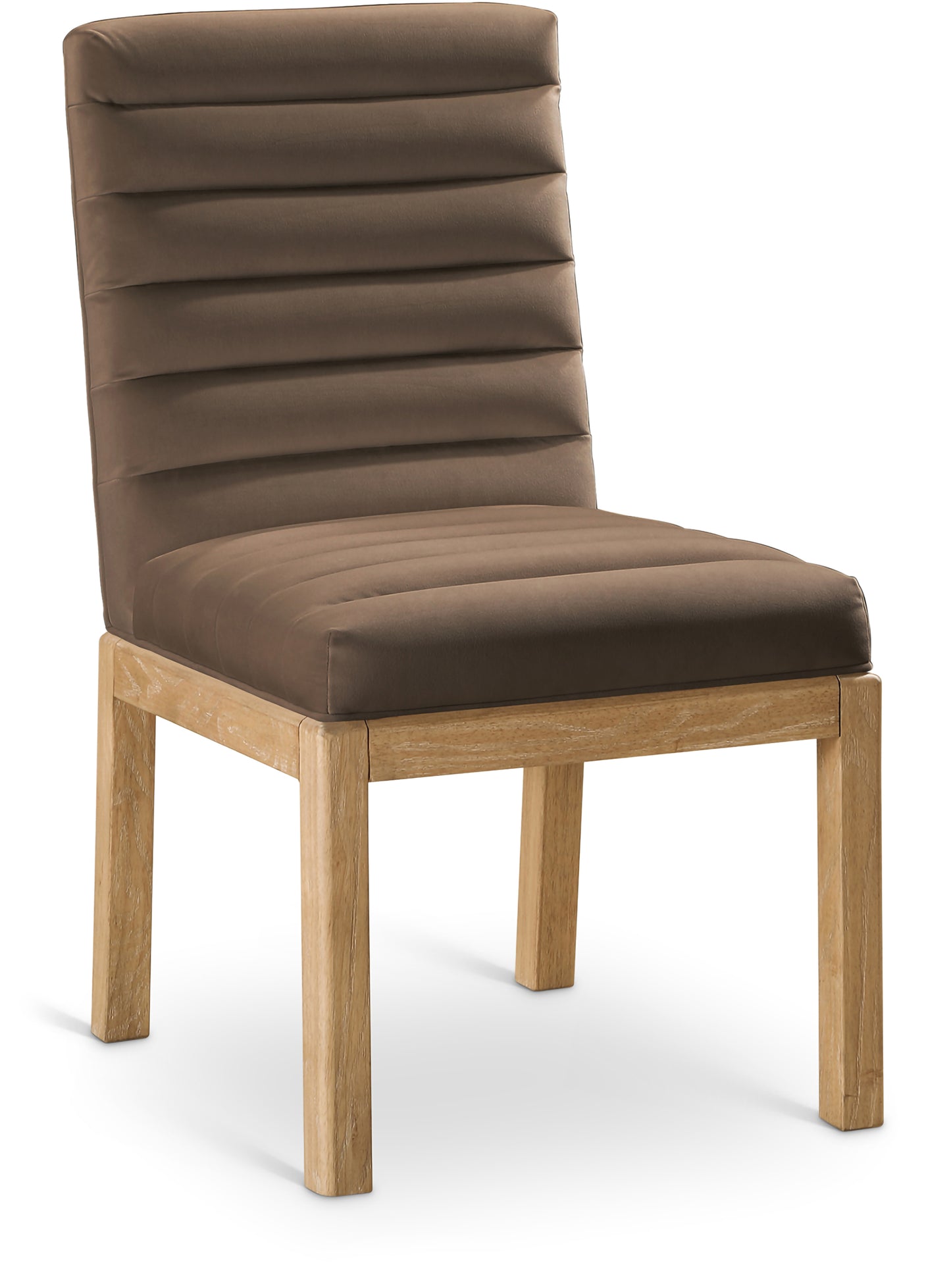 casablanca brown velvet dining chair