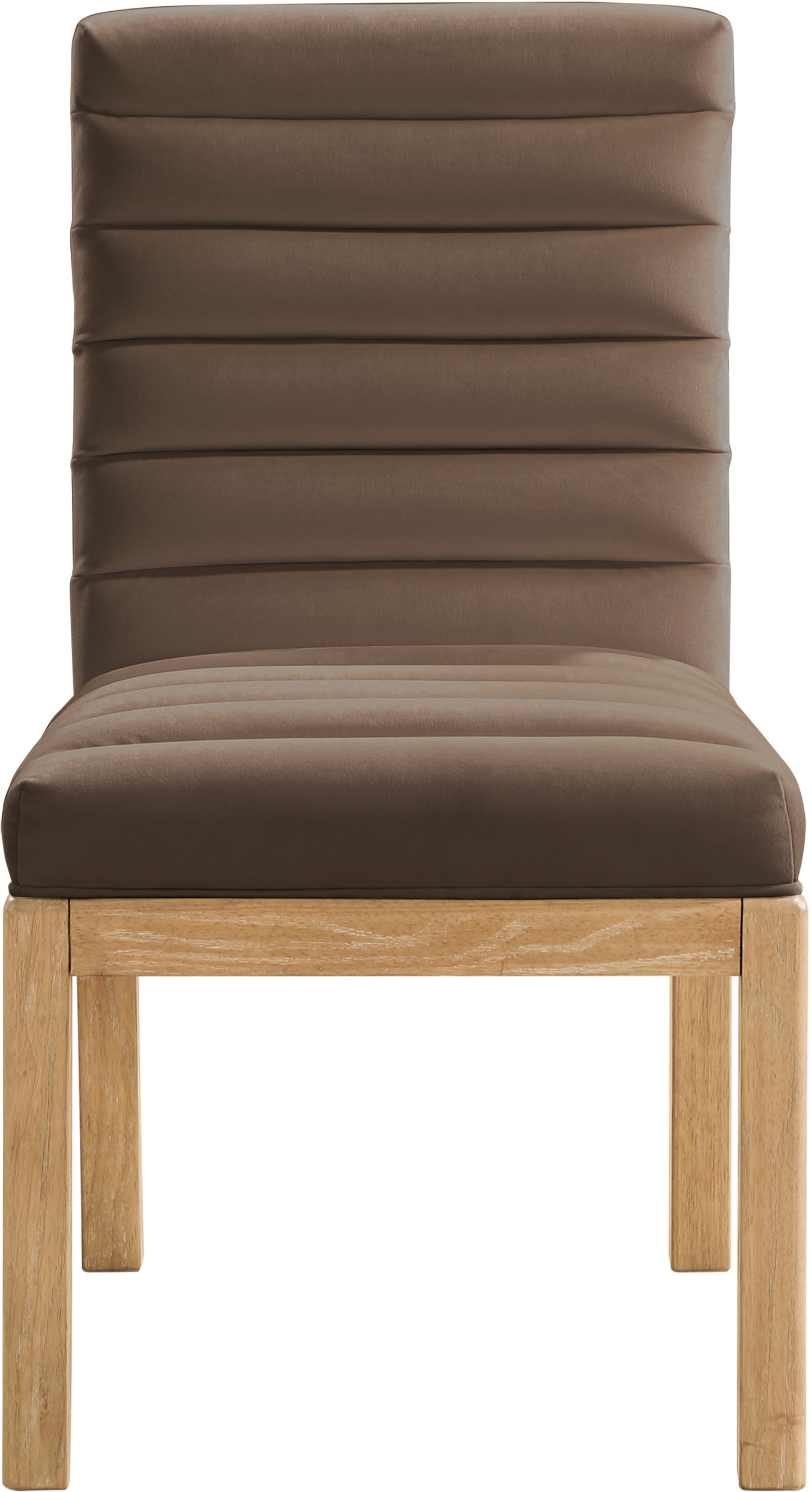 casablanca brown velvet dining chair