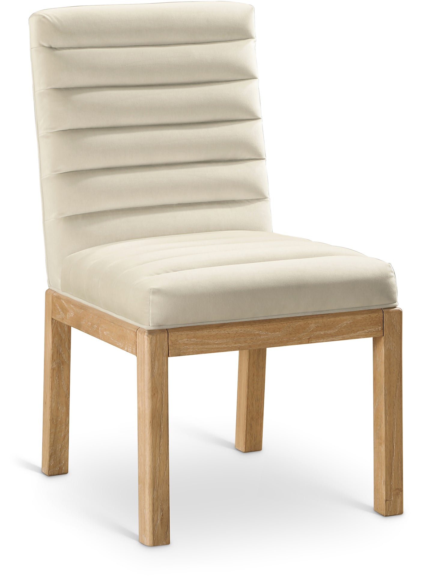 casablanca cream velvet dining chair