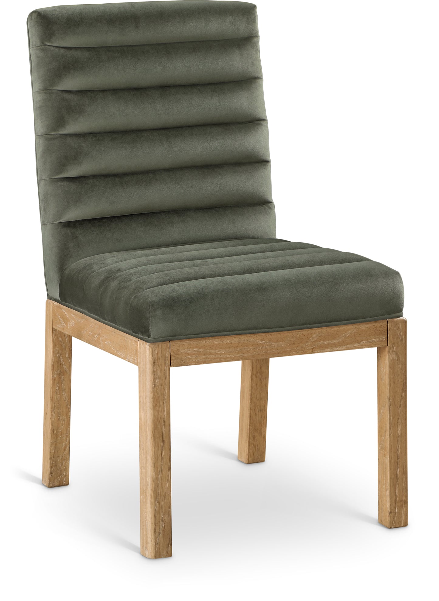 casablanca green velvet dining chair