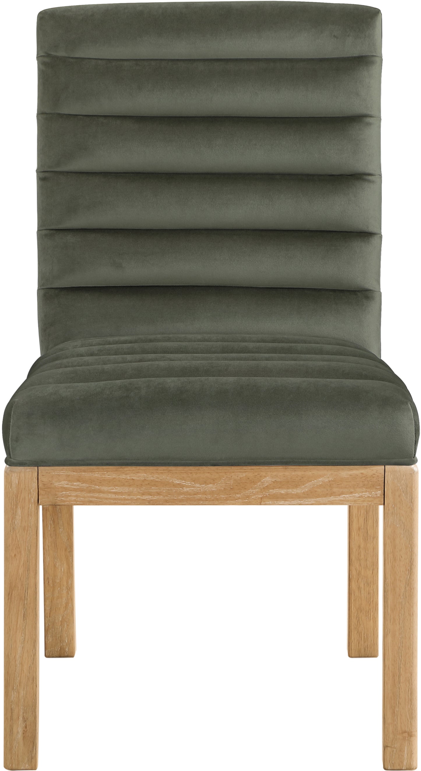 casablanca green velvet dining chair