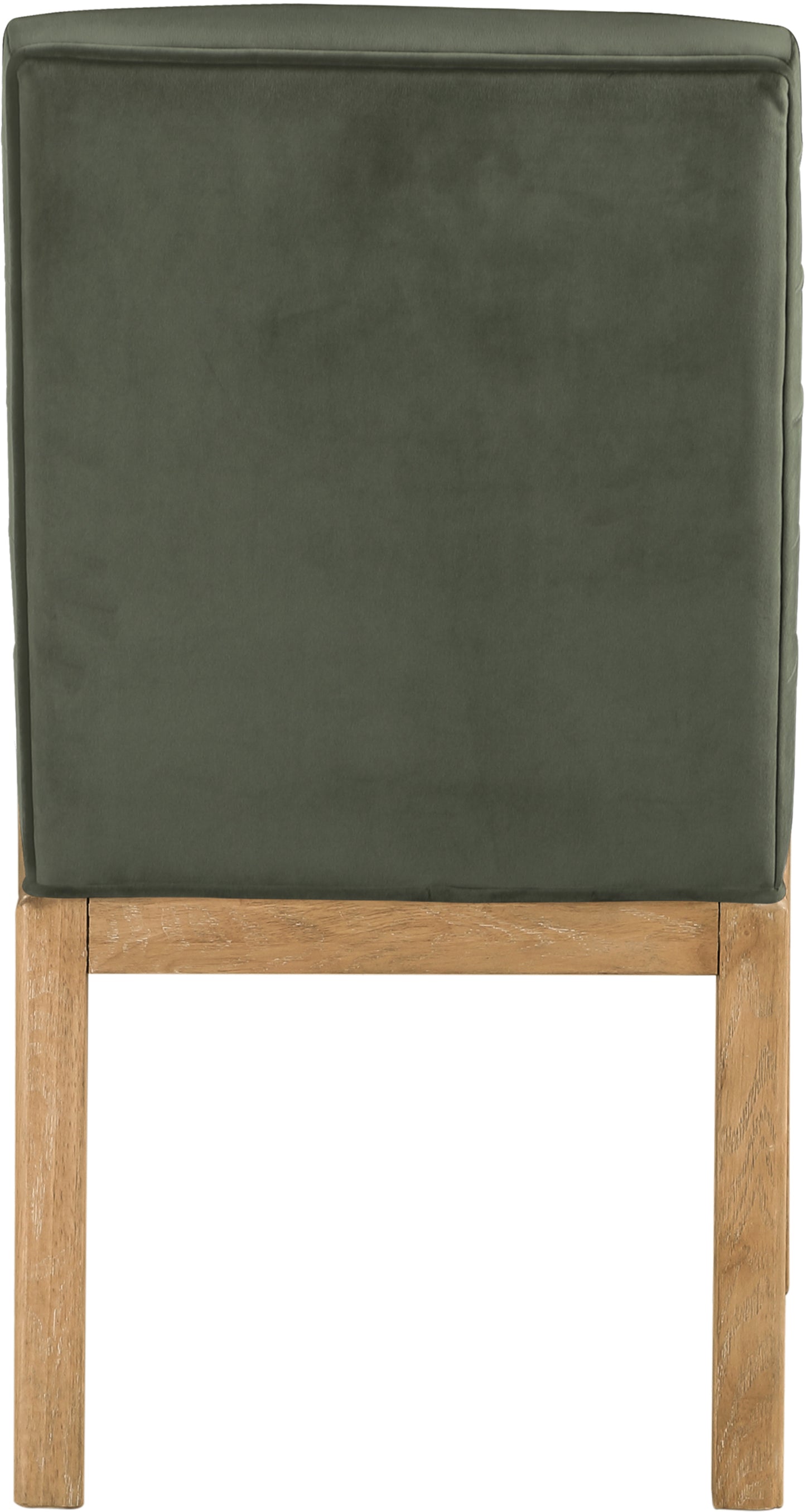 casablanca green velvet dining chair