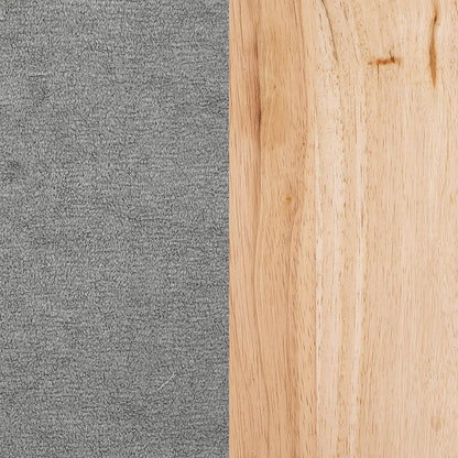 Hertford Upholstered Accent Arm Chair with Wood Arms GreyGrey