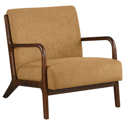 Jalen Upholstered Wood Frame Accent Chair HoneyHoney