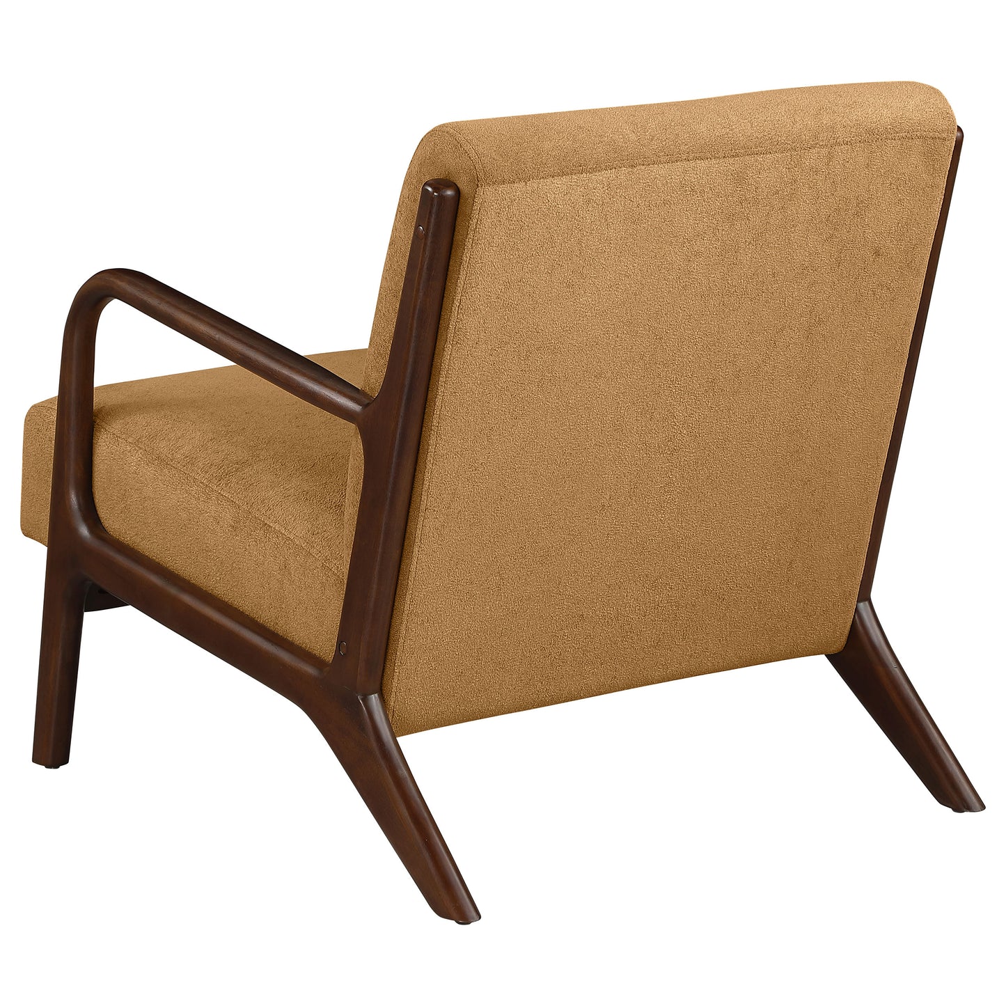 jalen upholstered wood frame accent chair honeyhoney