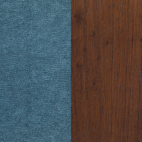 Jalen Upholstered Wood Frame Accent Chair Peacock BluePeacock Blue