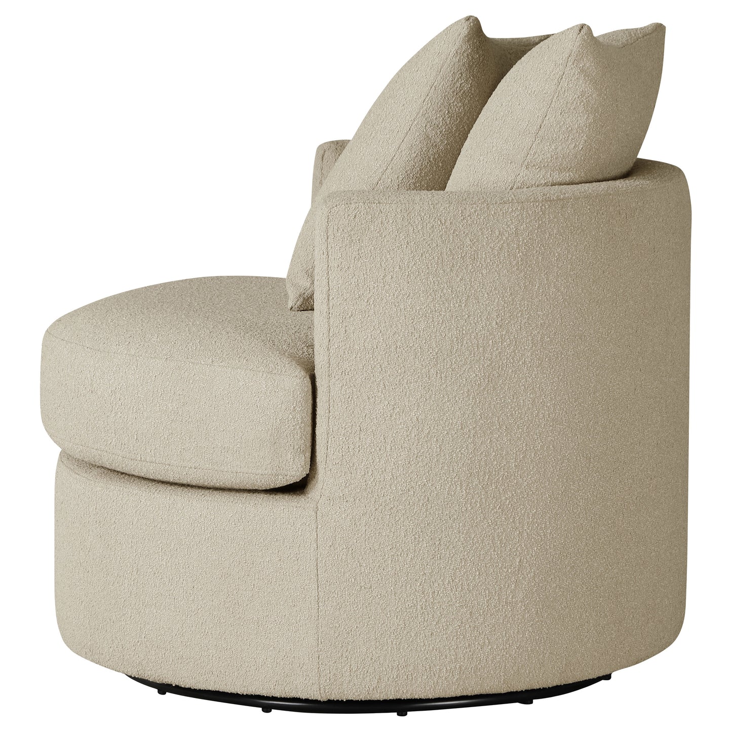 kelvin upholstered swivel accent chair camelcamel