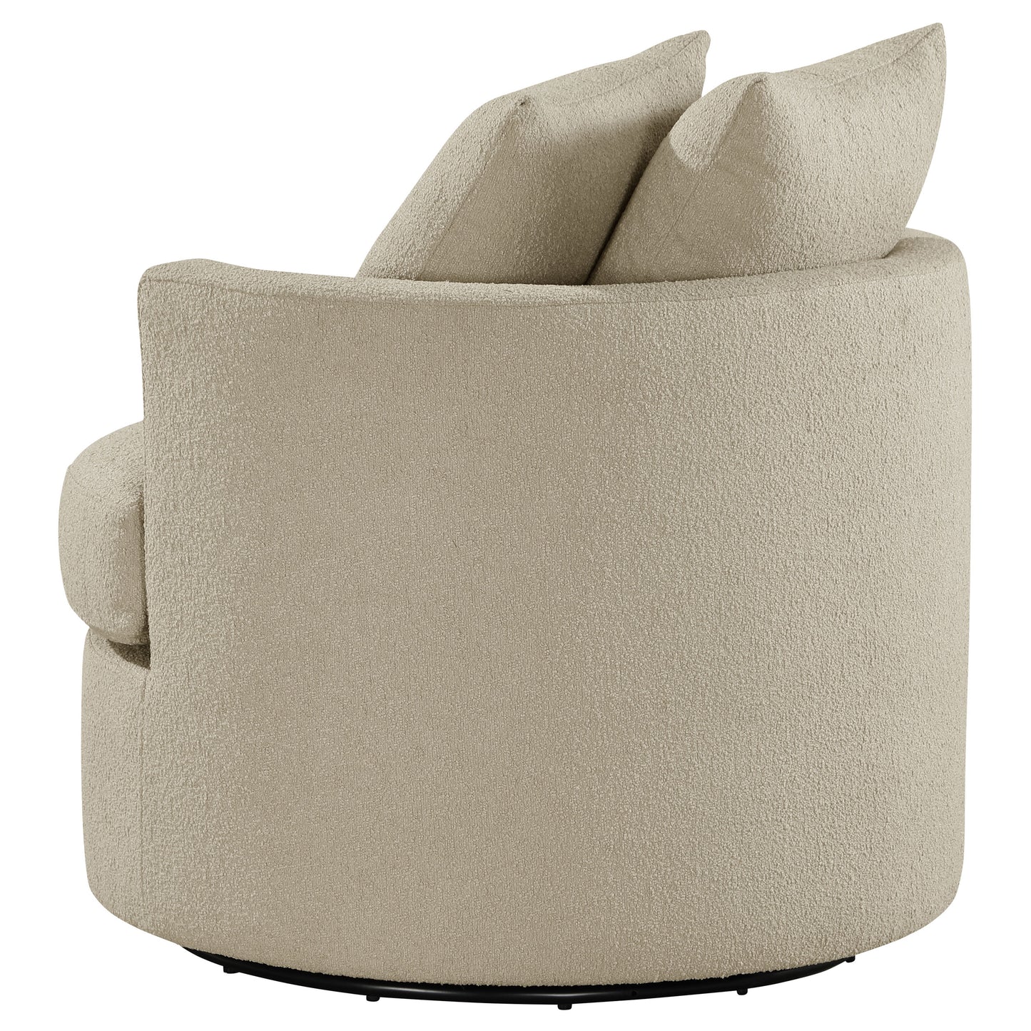 kelvin upholstered swivel accent chair camelcamel