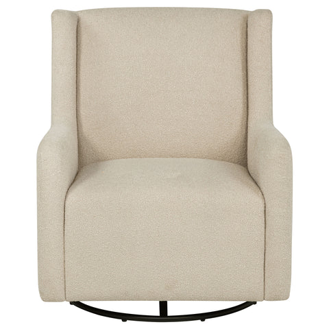 Tutuola Boucle Upholstered Swivel Glider Recliner Sandy Beige