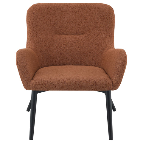 Evander Upholstered Modern Arm Accent Chair RustRust