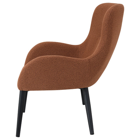 Evander Upholstered Modern Arm Accent Chair RustRust