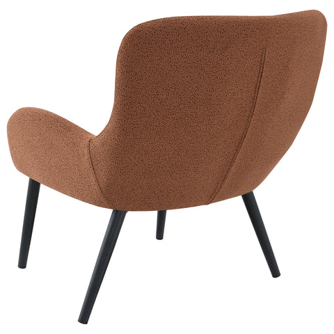 Evander Upholstered Modern Arm Accent Chair RustRust