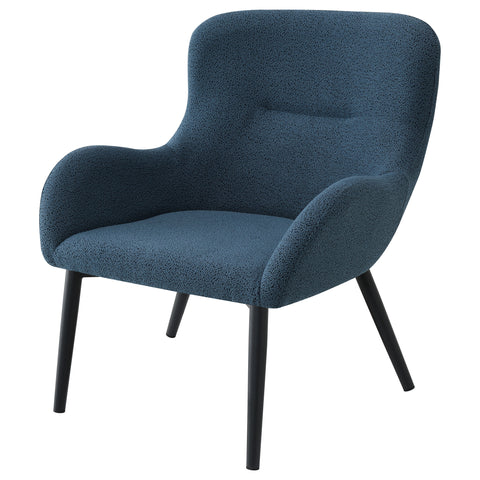 Evander Upholstered Modern Arm Accent Chair Aegean BlueAegean Blue