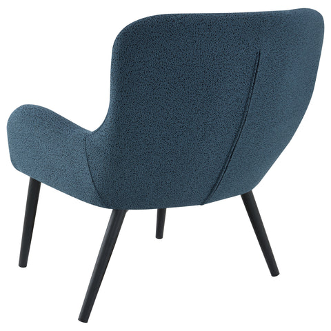 Evander Upholstered Modern Arm Accent Chair Aegean BlueAegean Blue