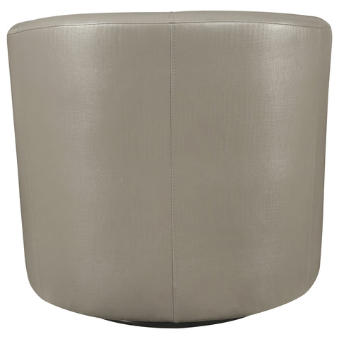 Rex Upholstered Barrel Back Swivel Chair ChampagneChampagne