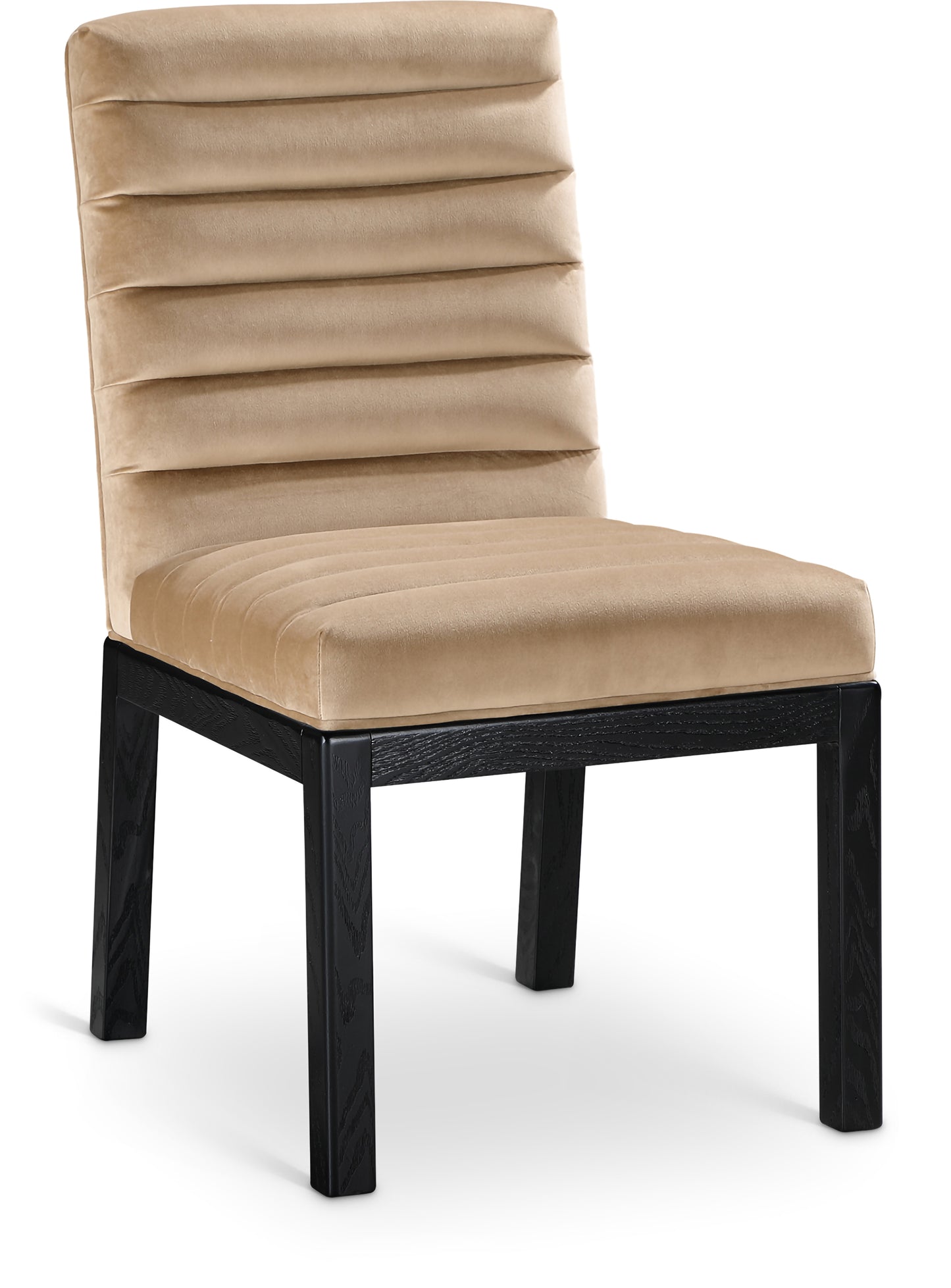 casablanca beige velvet dining chair