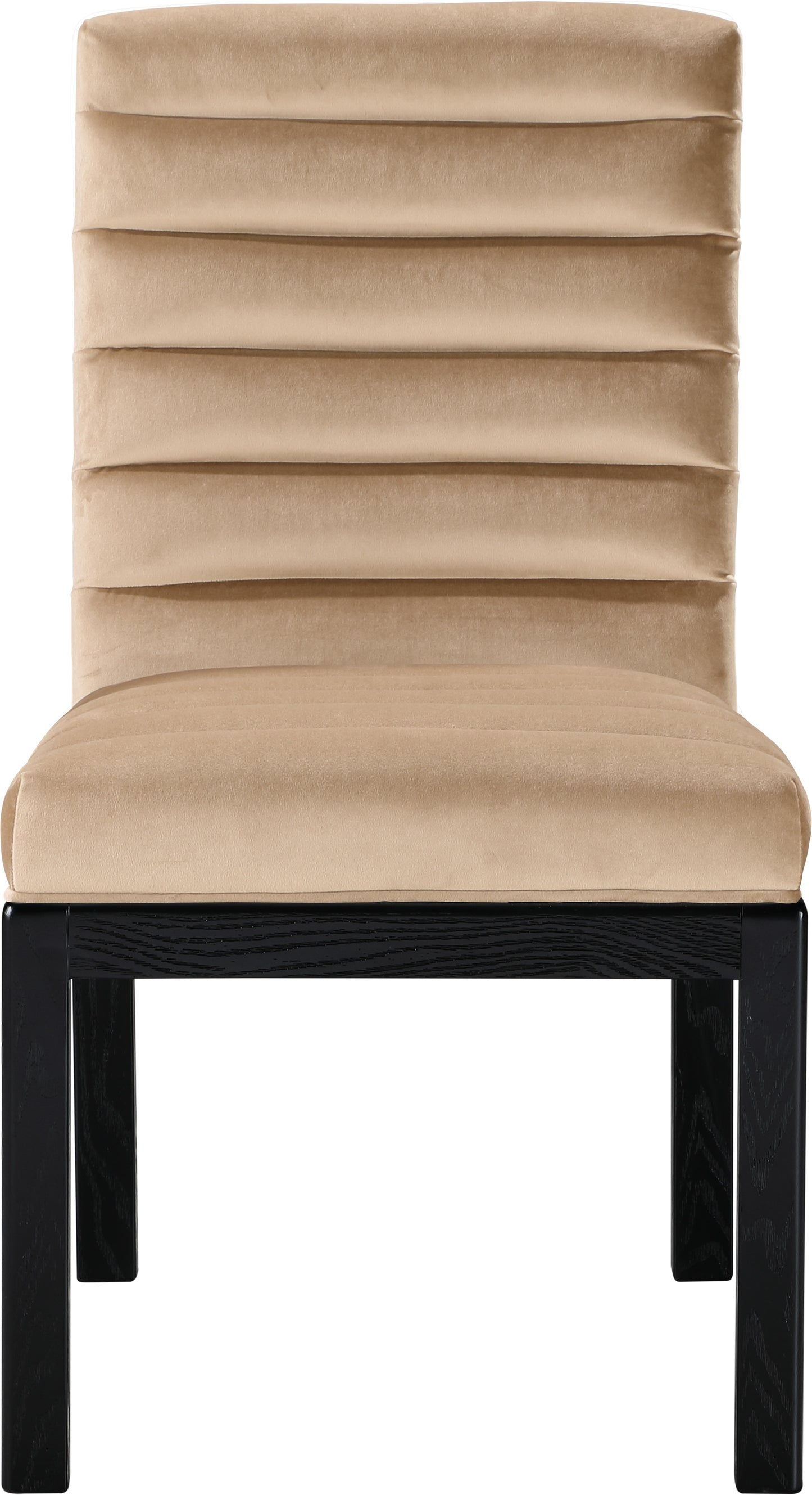 casablanca beige velvet dining chair