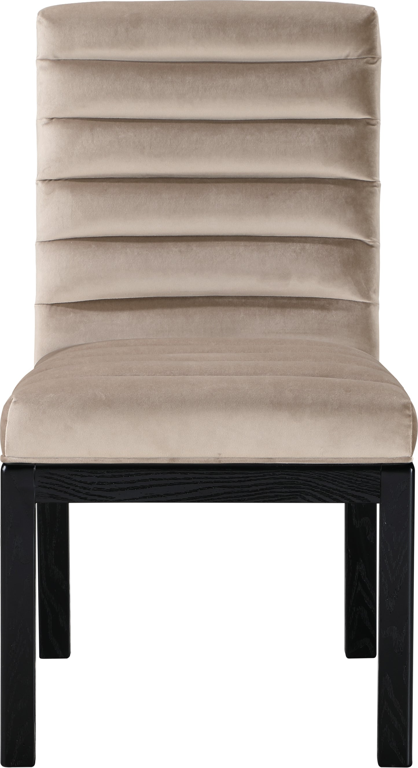 casablanca taupe velvet dining chair