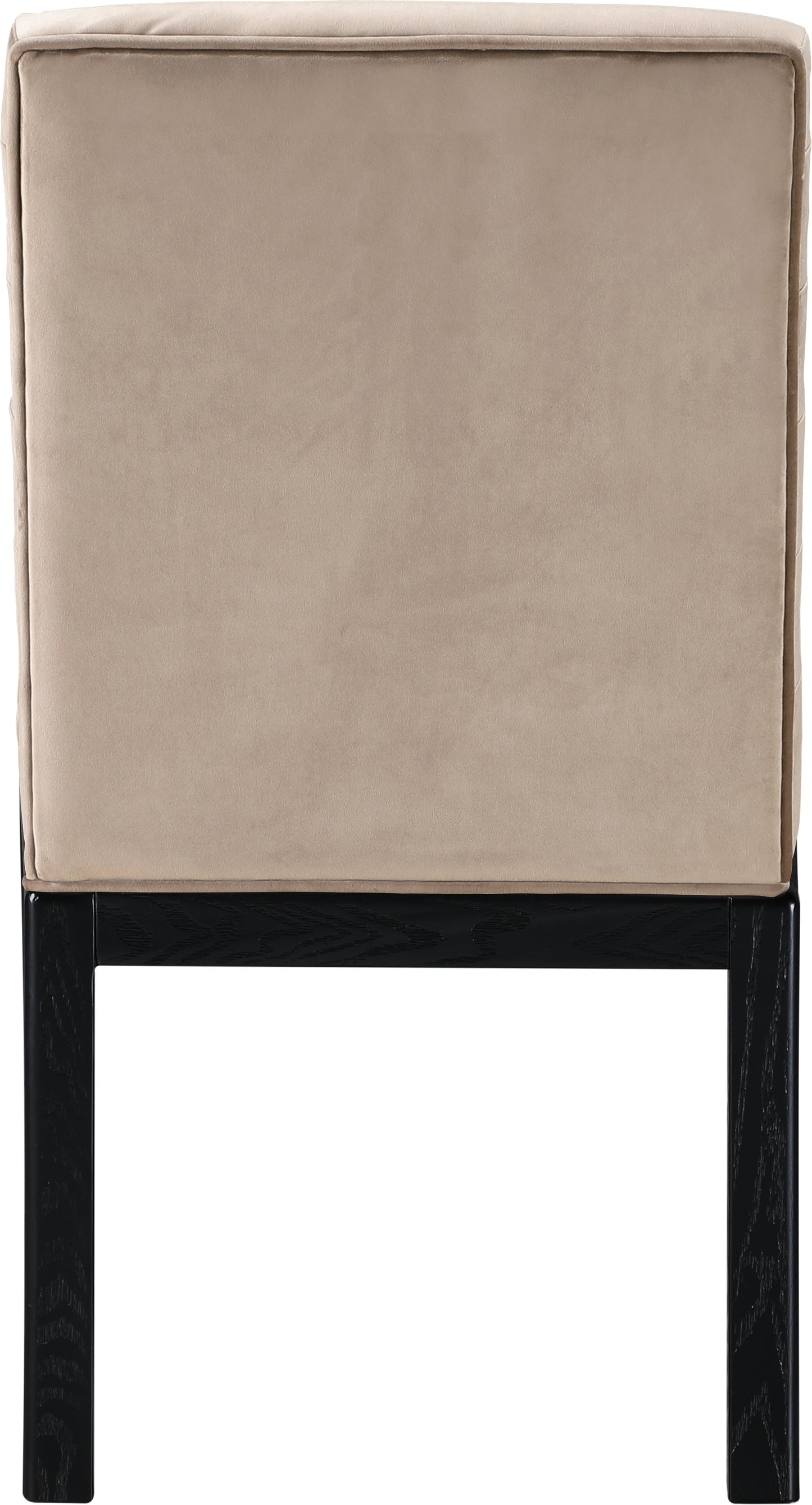 casablanca taupe velvet dining chair