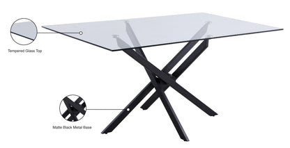 Oakhill Matte Black Dining Table T