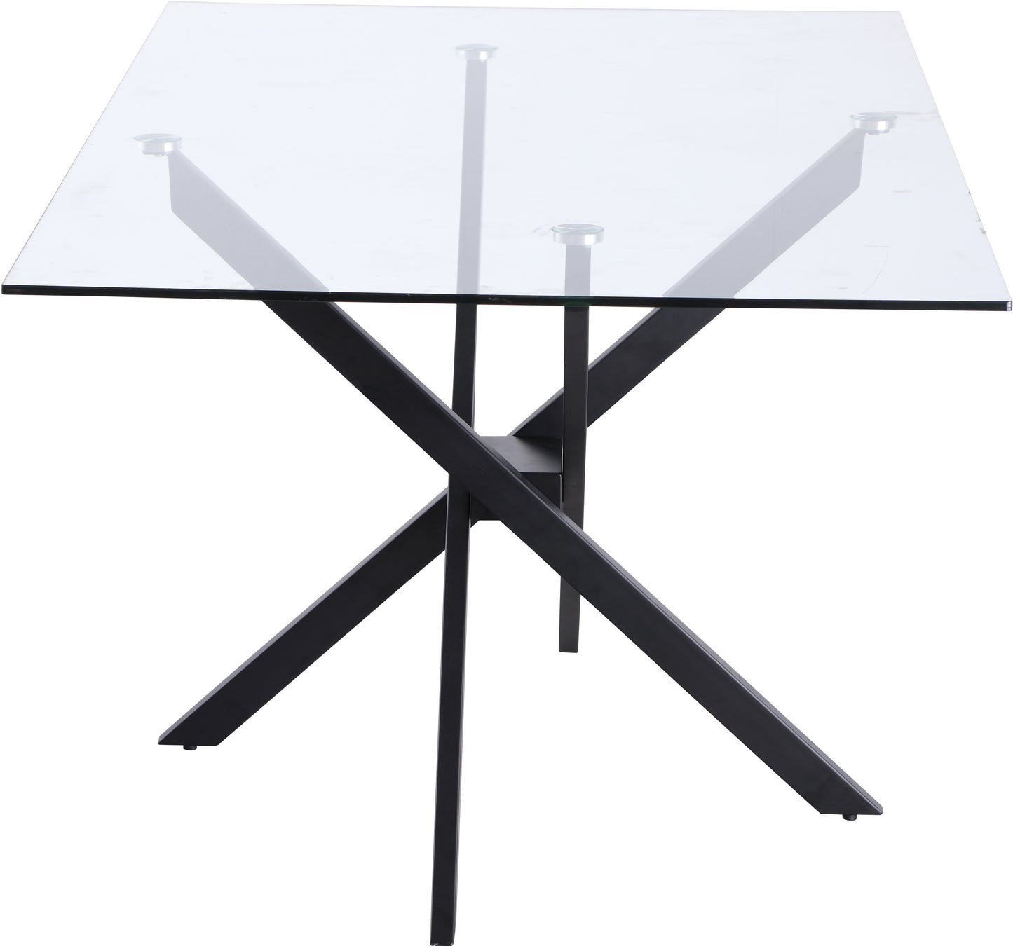 rylan matte black dining table