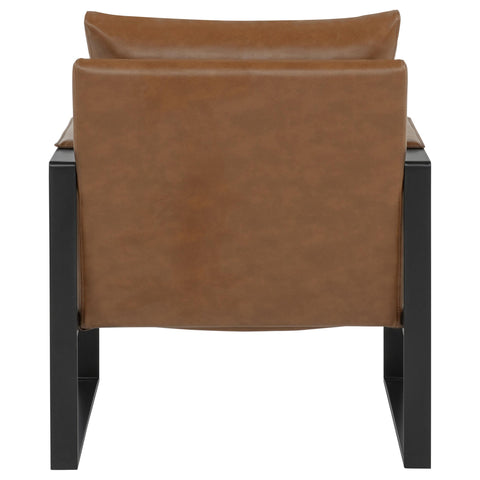 Eldridge Upholstered Track Arm Accent Chair Brown