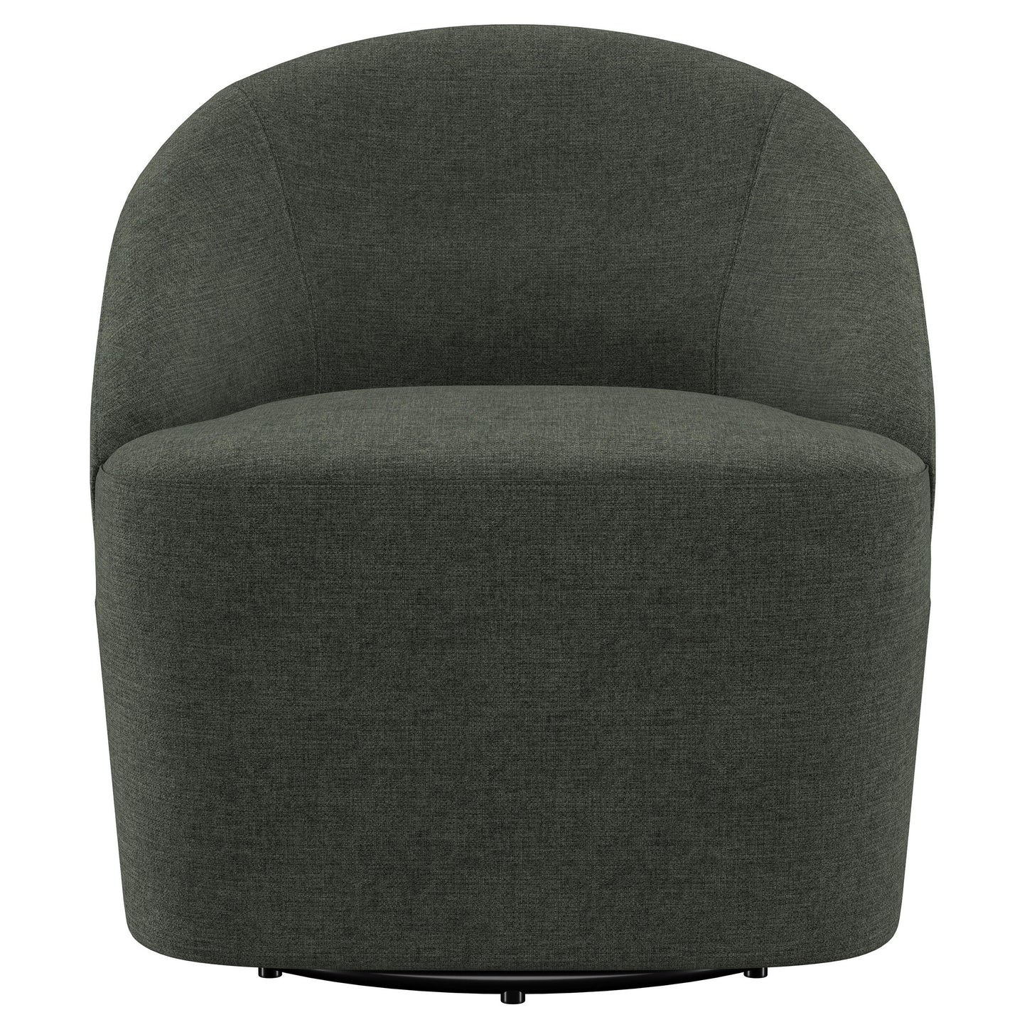 zayas upholstered barrel accent swivel chair hunter greenhunter green