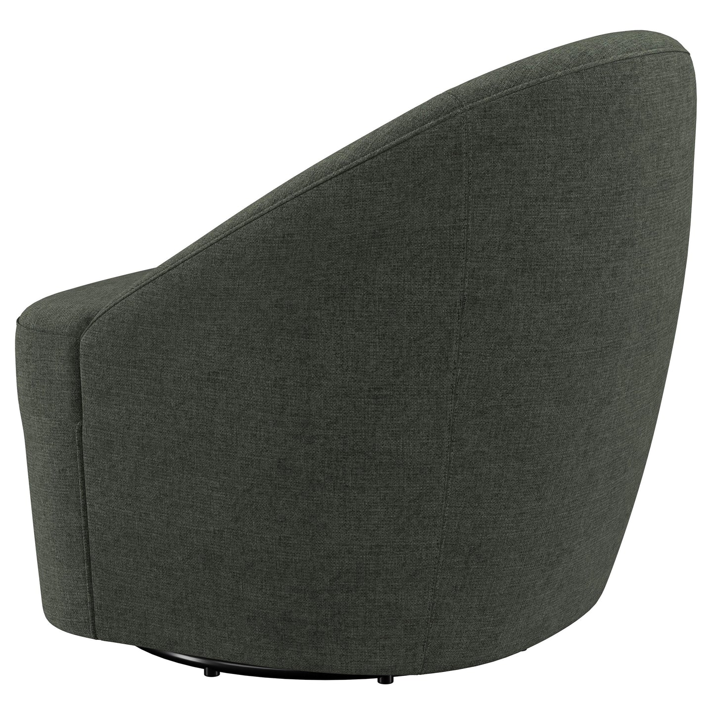 zayas upholstered barrel accent swivel chair hunter greenhunter green