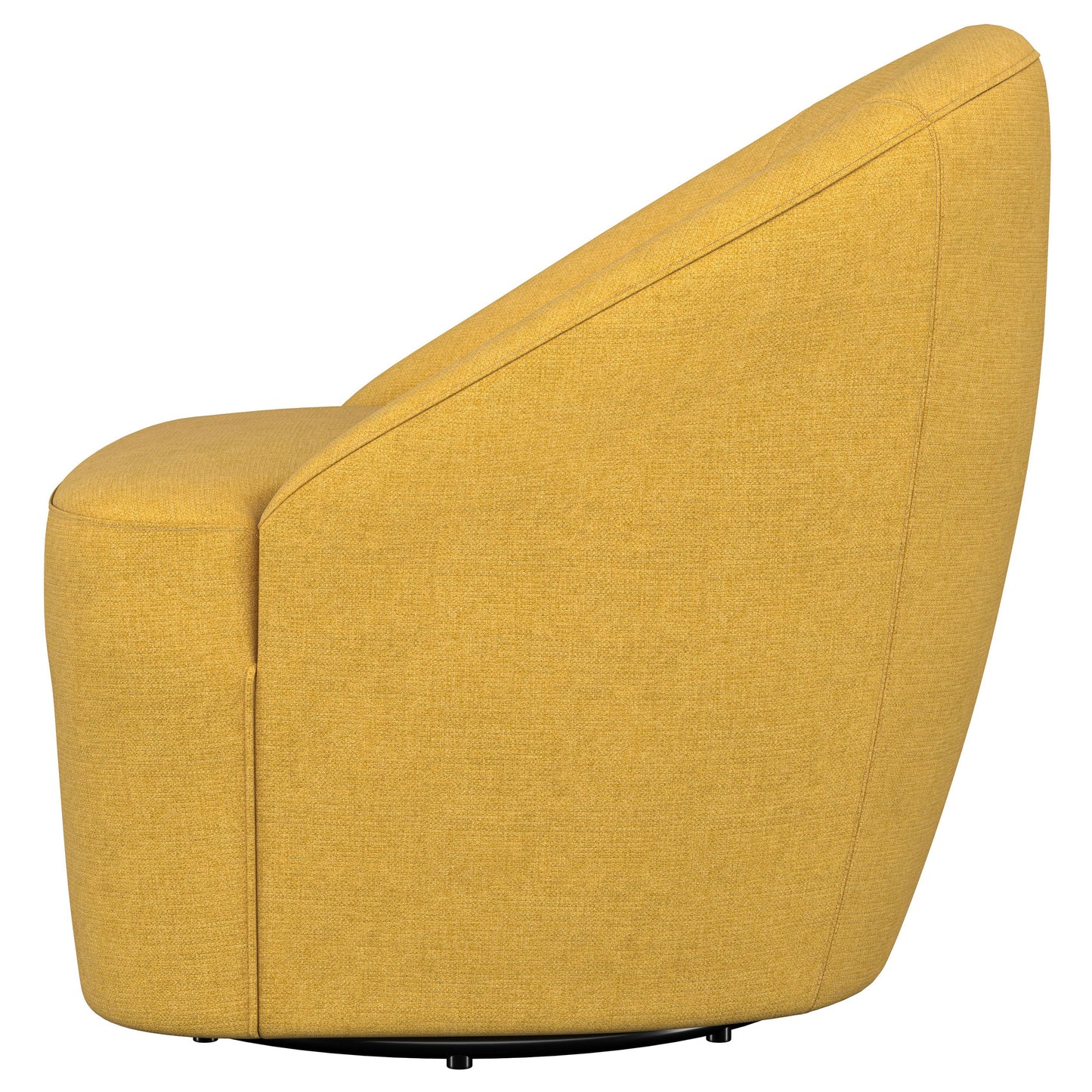 zayas upholstered barrel accent swivel chair mustard yellowmustard yellow