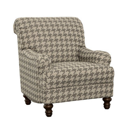 Clint Upholstered English Arm Accent Chair GreyGrey