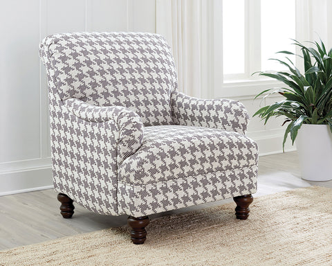 Clint Upholstered English Arm Accent Chair GreyGrey