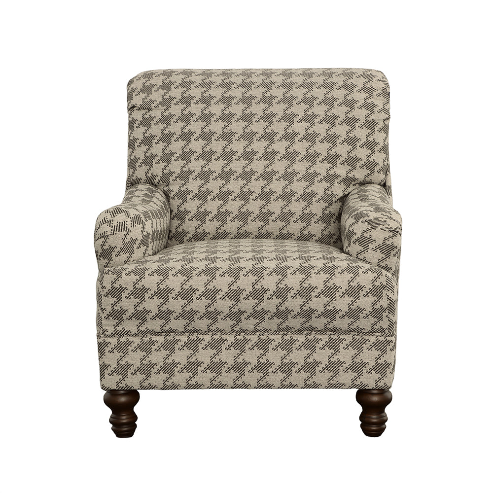 clint upholstered english arm accent chair greygrey