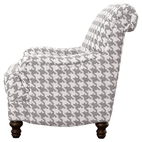 Clint Upholstered English Arm Accent Chair GreyGrey