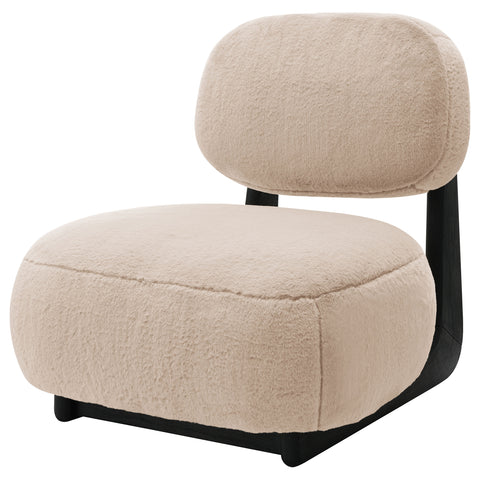 Batista Upholstered Armless Accent Chair CamelCamel